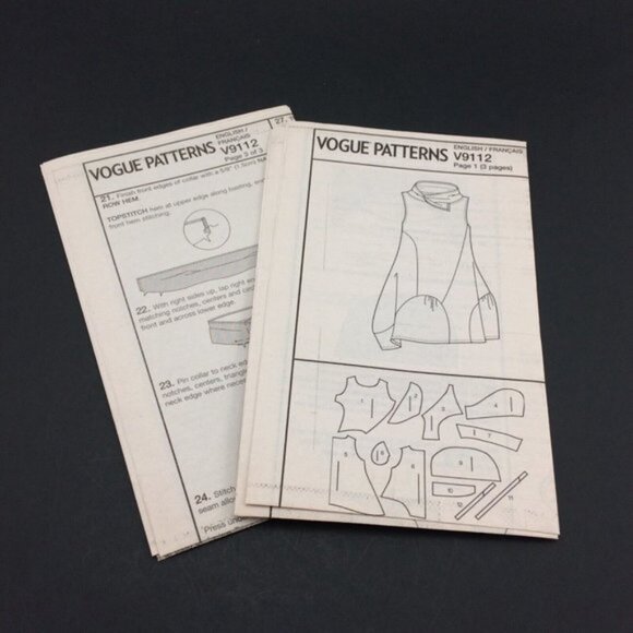 Vogue 9112 Marcy Tilton Cirque Dress Pattern Lrg Xlg Xxl Uncut Asymmetrical Easy - Picture 7 of 10